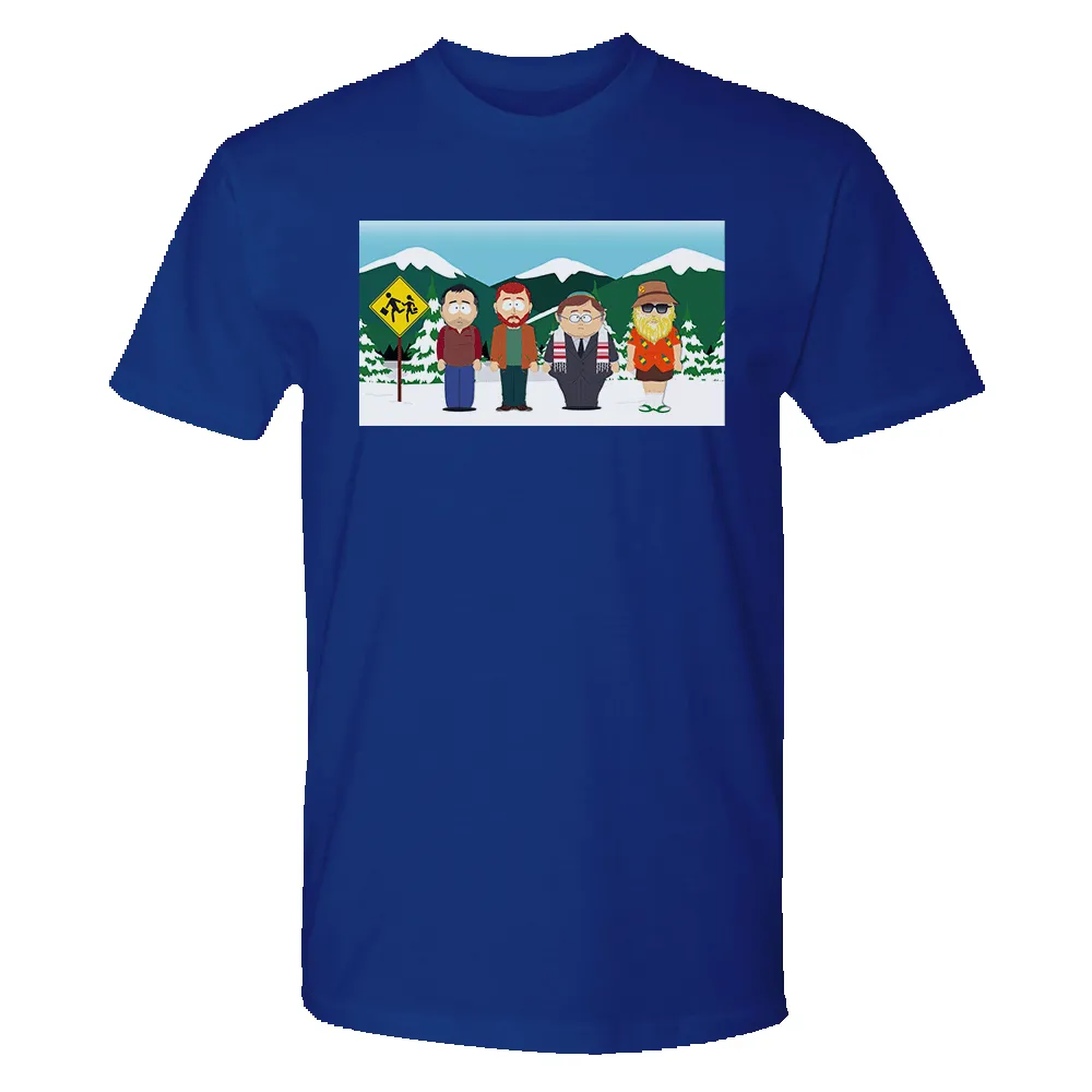South Park Future Bus Stop Adult Short Sleeve T-Shirt sold by MTV product image thumbnail 3