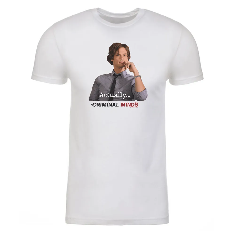Criminal Minds Spencer Reid Actually... Adult Short Sleeve T-Shirt 2 sold by MTV product image thumbnail 5