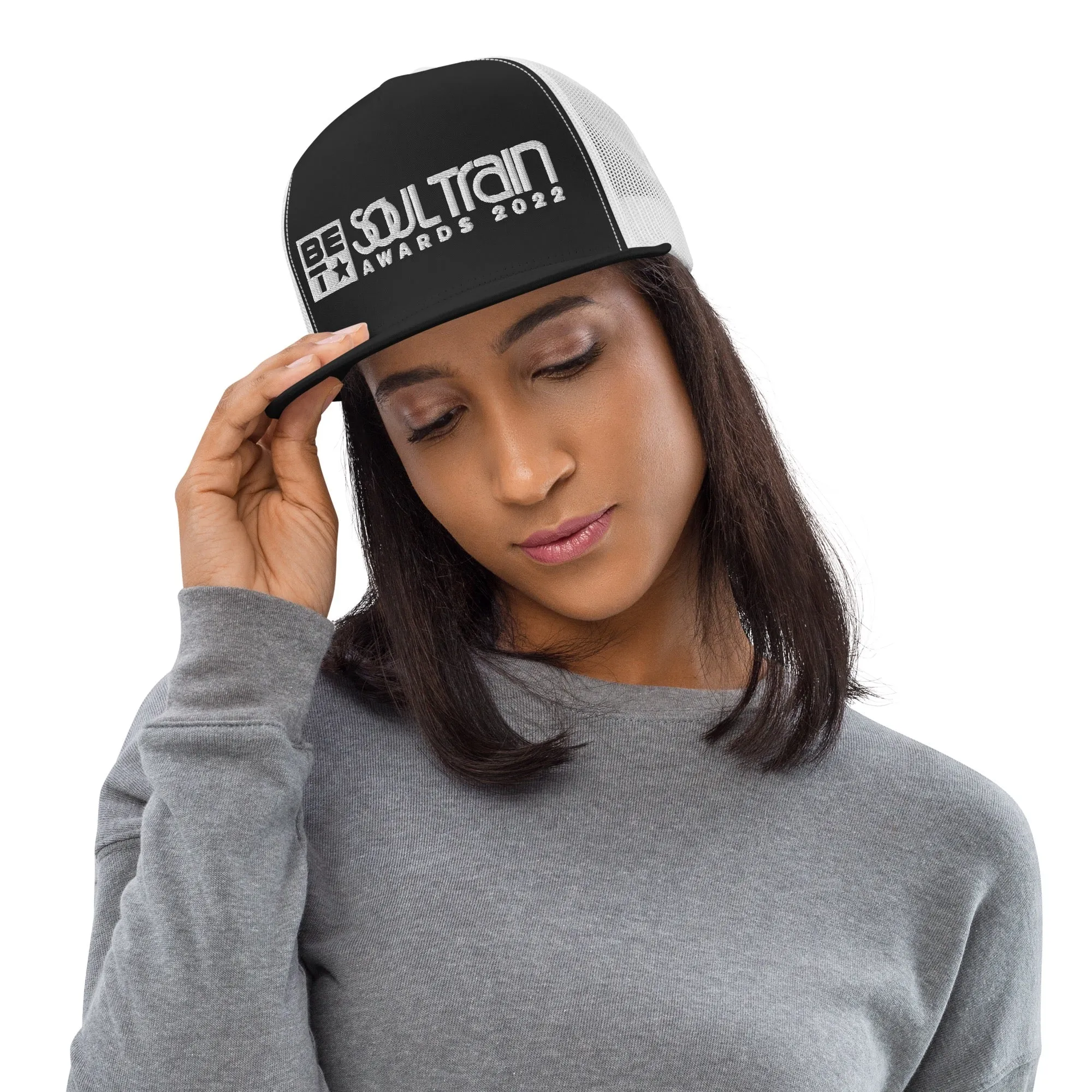 Soul Train Awards 2022 Logo 5 Panel Trucker Hat sold by MTV product image thumbnail 2