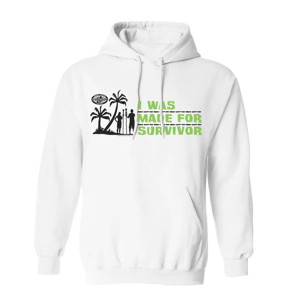 Survivor I Was Made For Survivor Fleece Hooded Sweatshirt sold by MTV product image thumbnail 5