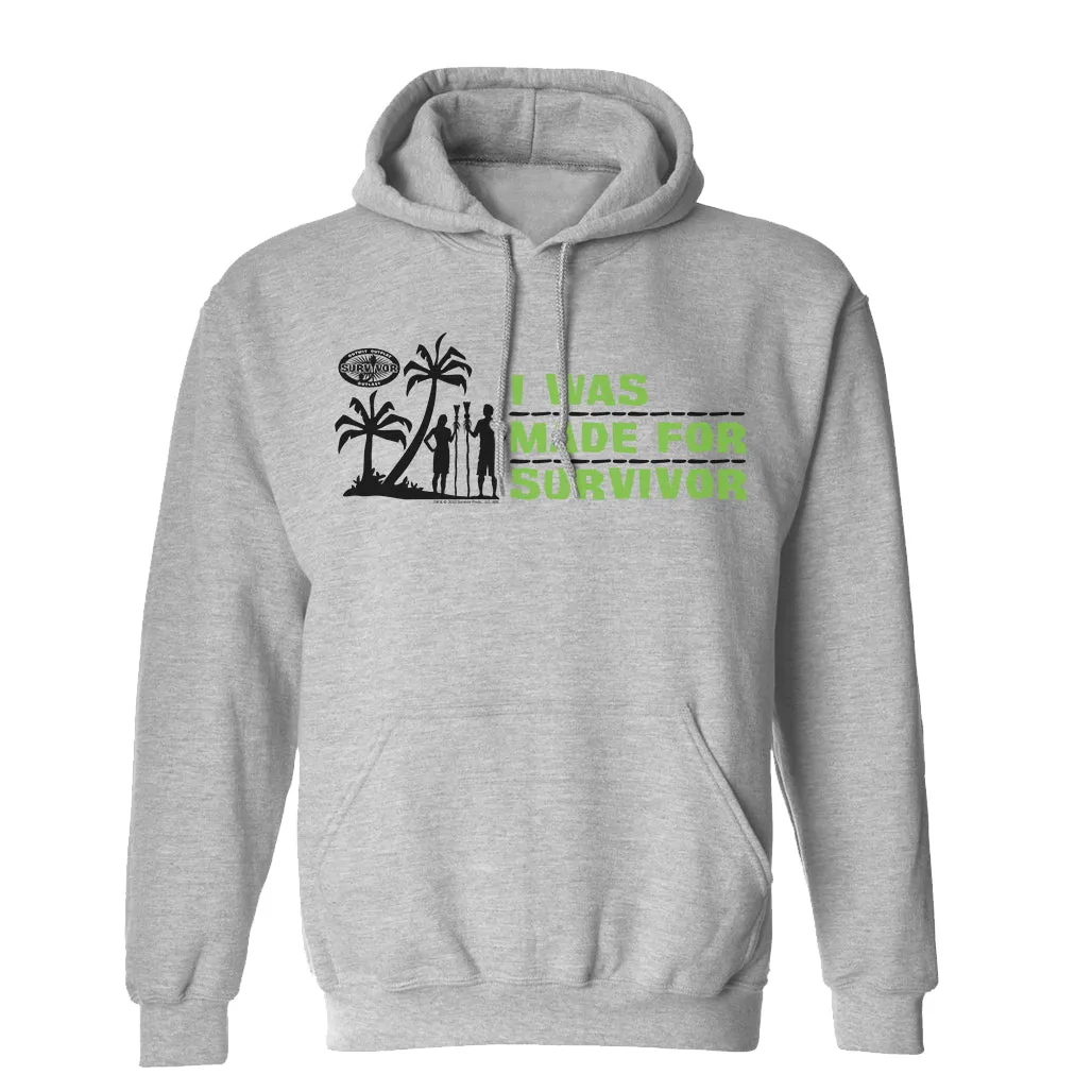 Survivor I Was Made For Survivor Fleece Hooded Sweatshirt sold by MTV product image thumbnail 4