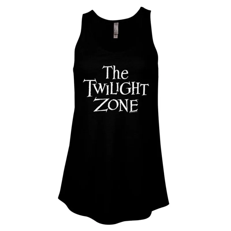The Twilight Zone Logo Women's Flowy Tank Top sold by MTV