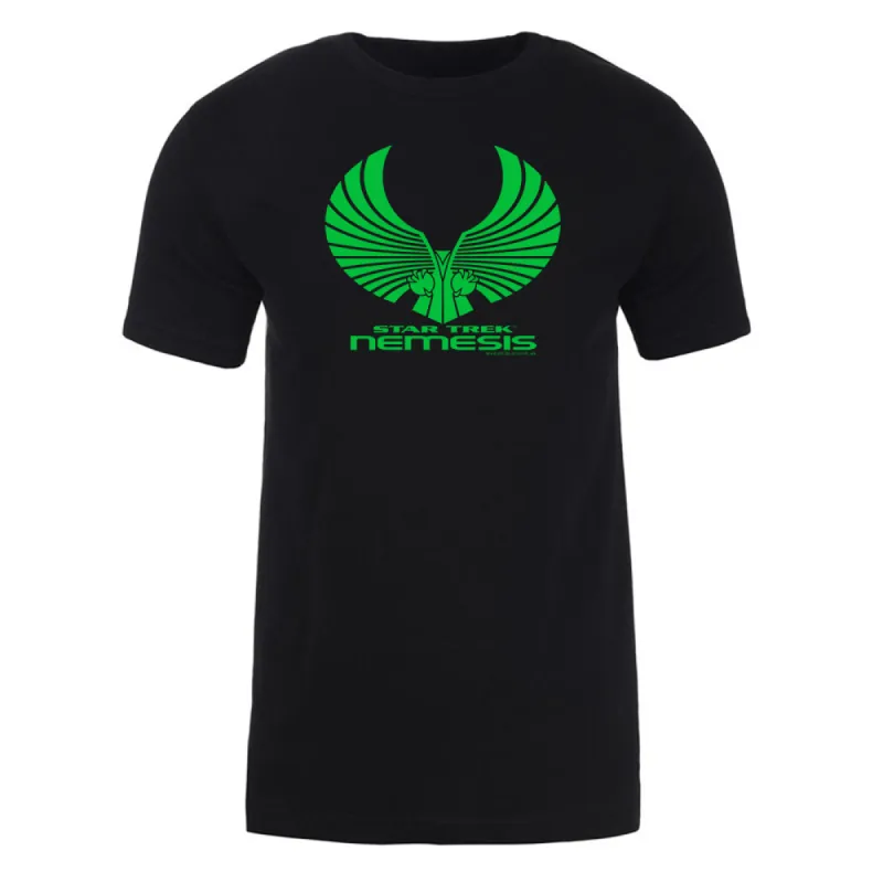 Star Trek X: Nemesis Logo Adult Short Sleeve T-Shirt sold by MTV
