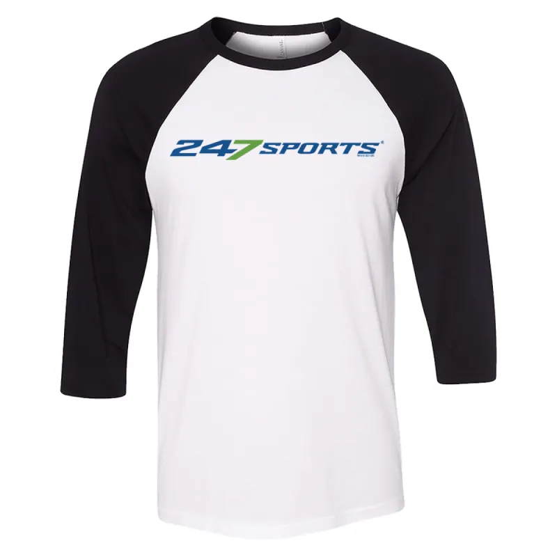 247 Sports Logo 3/4 Sleeve Baseball T-Shirt sold by MTV