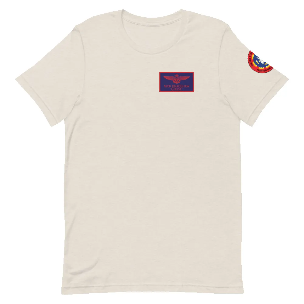 Top Gun Goose Badge Unisex Premium T-Shirt sold by MTV product image thumbnail 3