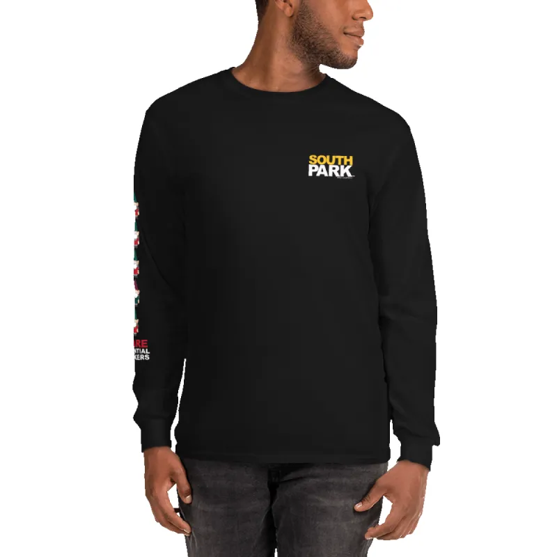 South Park Essential Workers Adult Long Sleeve T-Shirt sold by MTV