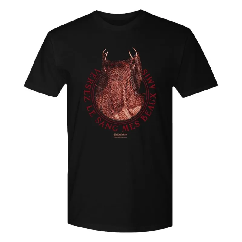 Yellowjackets Versez Le Sang Mes Beaux Amis Adult Short Sleeve T-Shirt sold by MTV