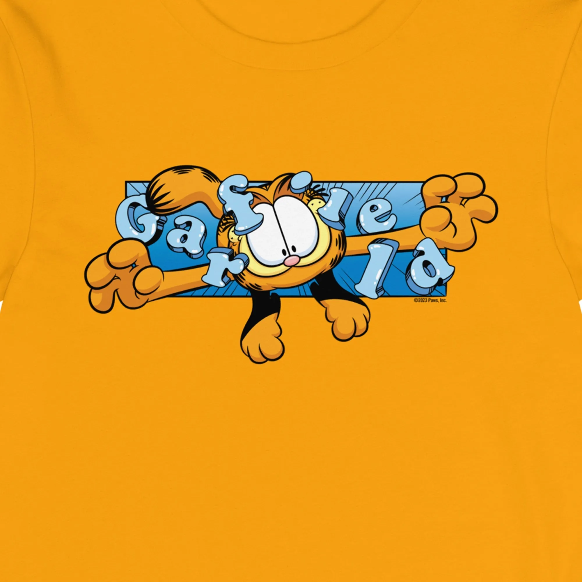 Garfield Flying Garfield Adult Long Sleeve T-Shirt sold by MTV product image thumbnail 2