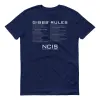 NCIS Gibbs Rules Navy Adult Short Sleeve T-Shirt sold by MTV