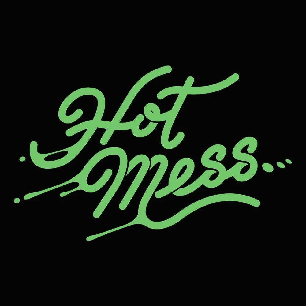 Slime Hot Mess Women's Fleece Crop Hooded Sweatshirt sold by MTV product image thumbnail 2