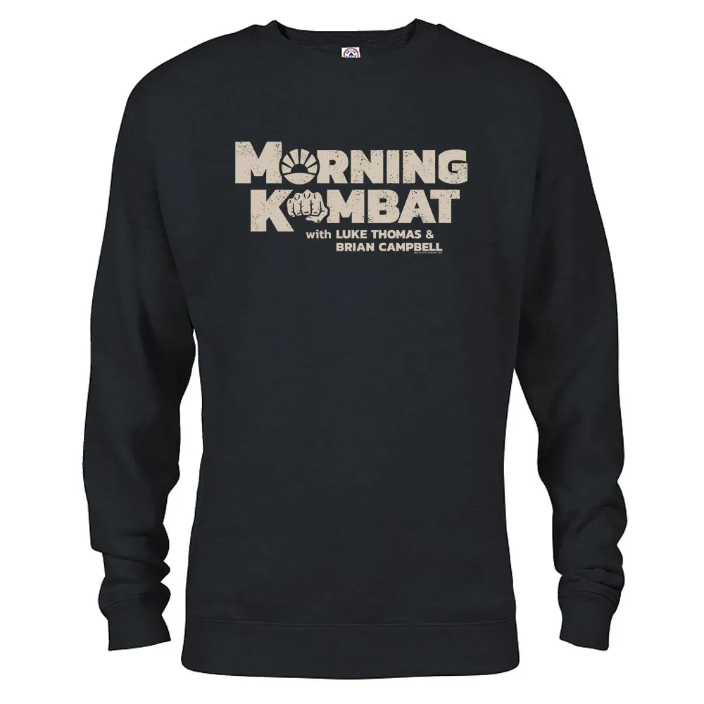 Morning Kombat Logo with Names Fleece Crewneck Sweatshirt sold by MTV