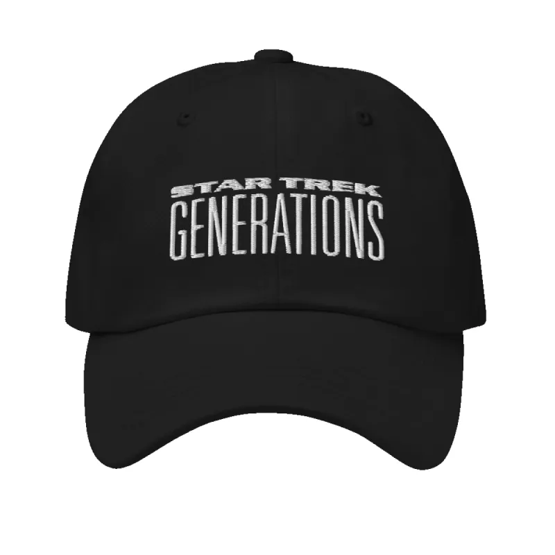 Star Trek Generations Logo Classic Dad Hat sold by MTV