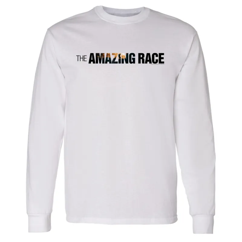 The Amazing Race Horizontal Color Logo Adult Long Sleeve T-Shirt sold by MTV