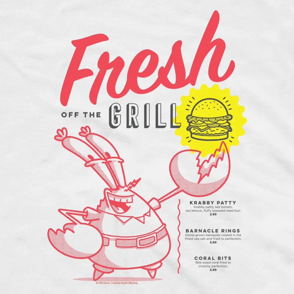 SpongeBob SquarePants The Krusty Krab Mr. Krabs Fresh Off the Grill Adult Short Sleeve T-Shirt sold by MTV product image thumbnail 2