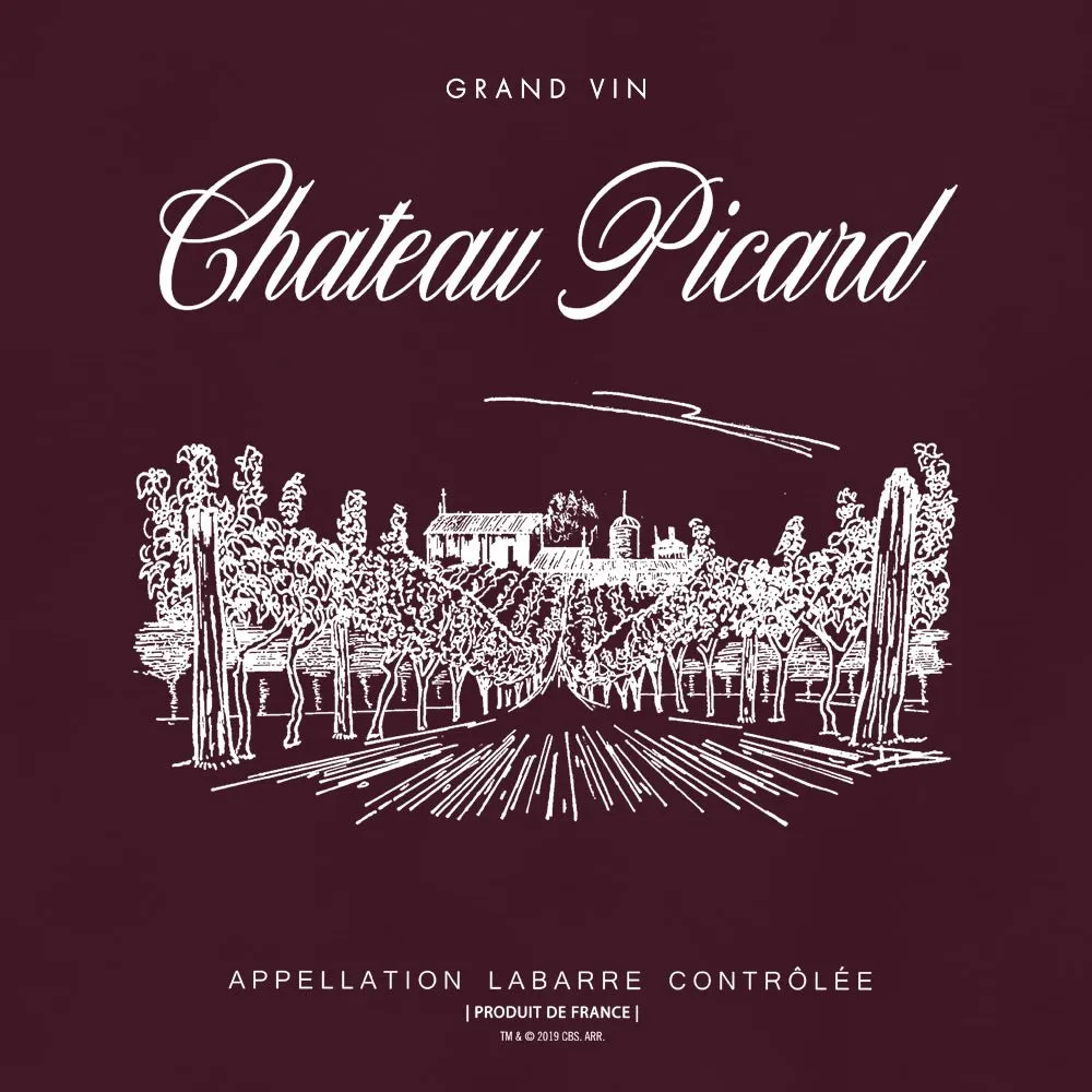 Star Trek: Picard Chateau Picard Vineyard Logo Women's V-Neck T-Shirt sold by MTV product image thumbnail 2