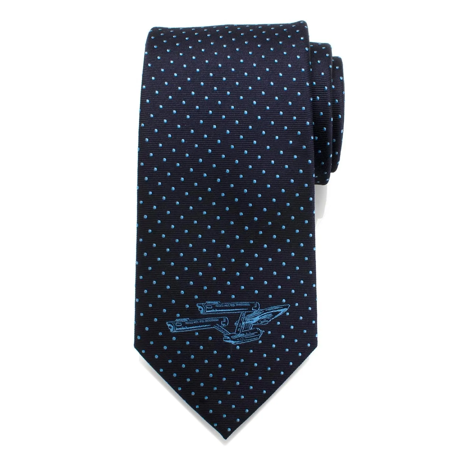Star Trek Enterprise Dot Blue Men's Tie sold by MTV product image thumbnail 2