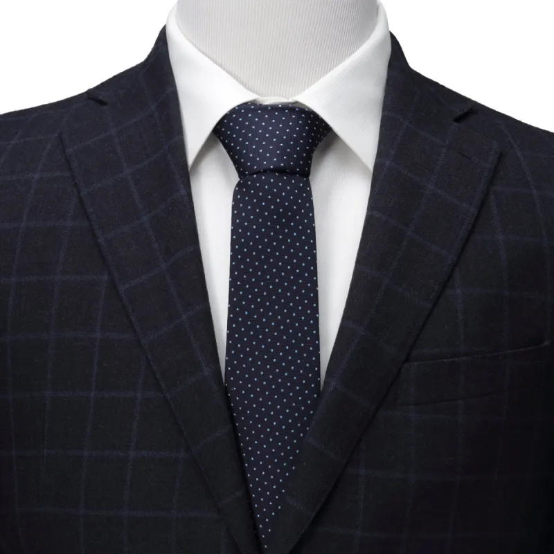 Star Trek Enterprise Dot Blue Men's Tie made by Cufflinks