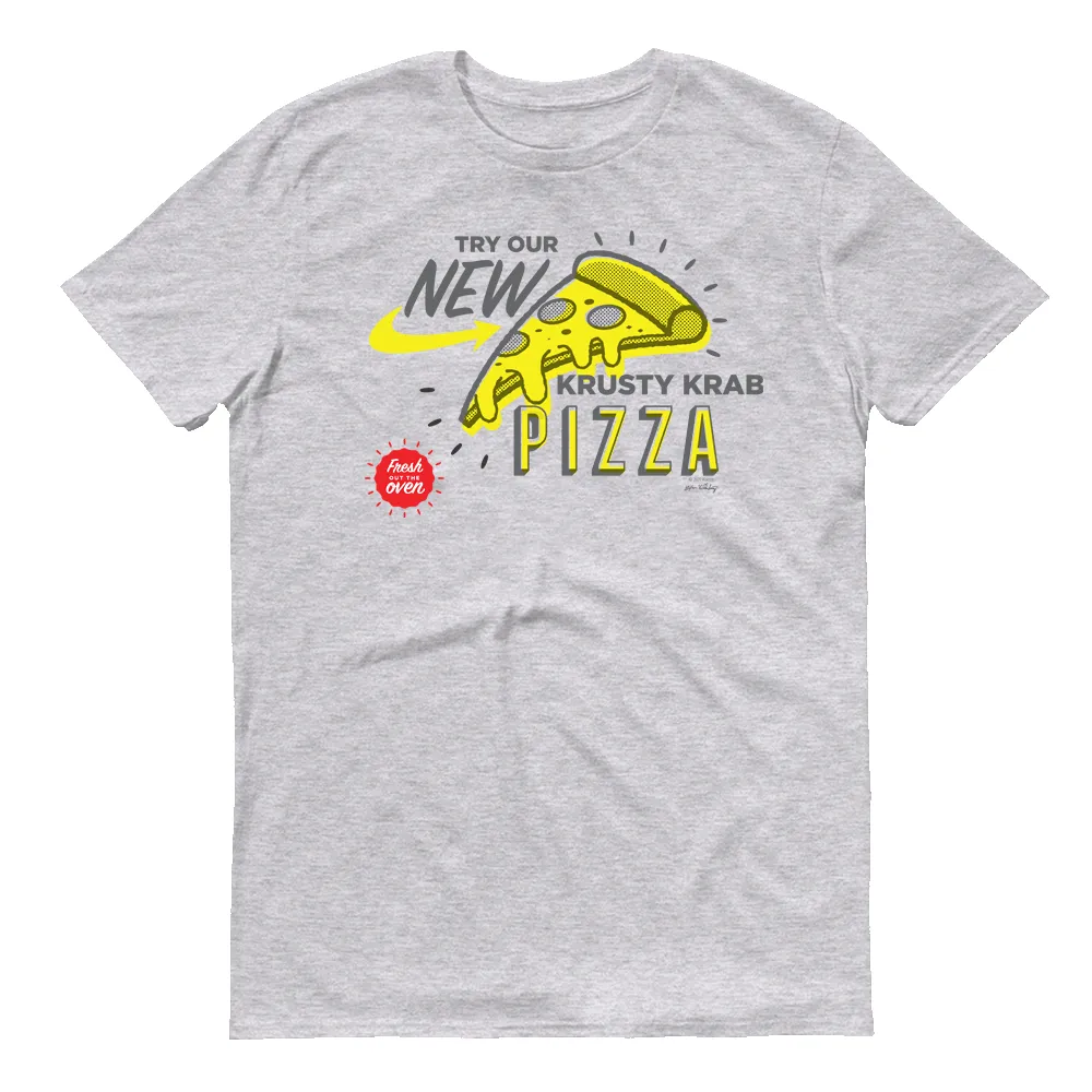 SpongeBob SquarePants The Krusty Krab New Pizza Adult Short Sleeve T-Shirt sold by MTV