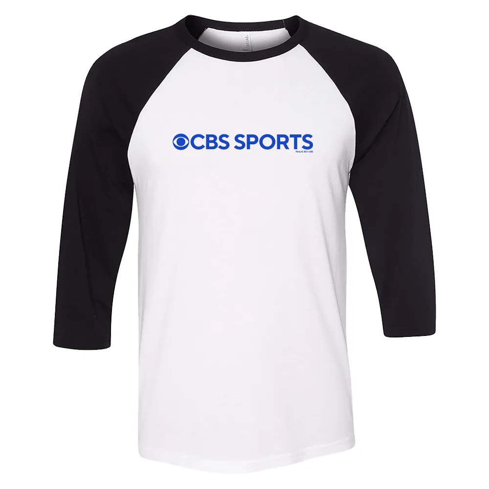 CBS Sports Logo 3/4 Sleeve Baseball T-Shirt sold by MTV