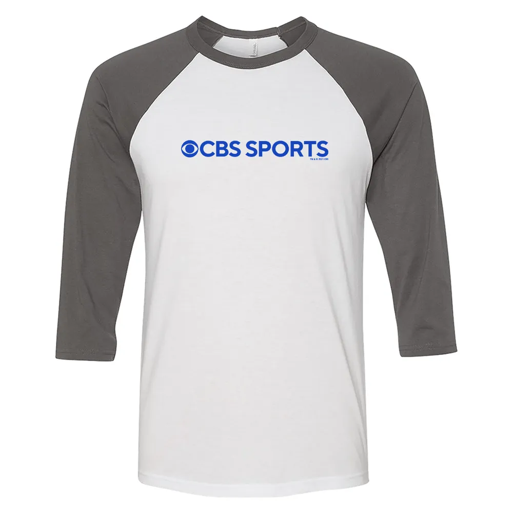 CBS Sports Logo 3/4 Sleeve Baseball T-Shirt sold by MTV product image thumbnail 5