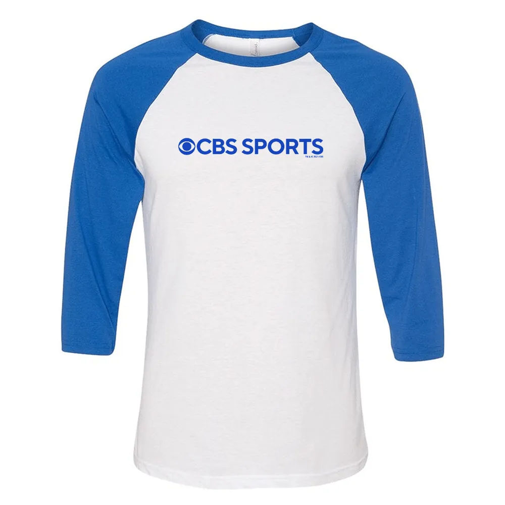 CBS Sports Logo 3/4 Sleeve Baseball T-Shirt sold by MTV product image thumbnail 3