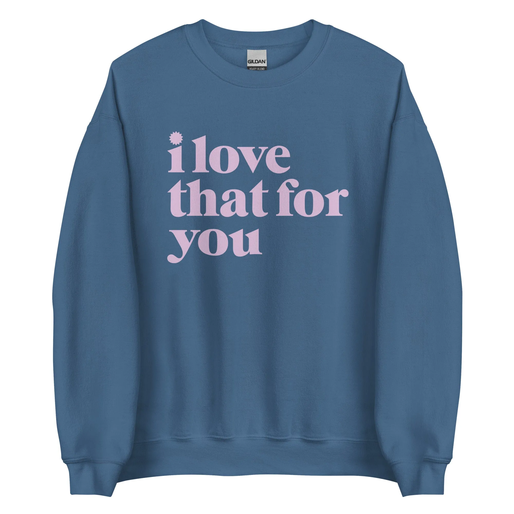 I Love That For You Logo Unisex Fleece Crewneck Sweatshirt sold by MTV product image thumbnail 5
