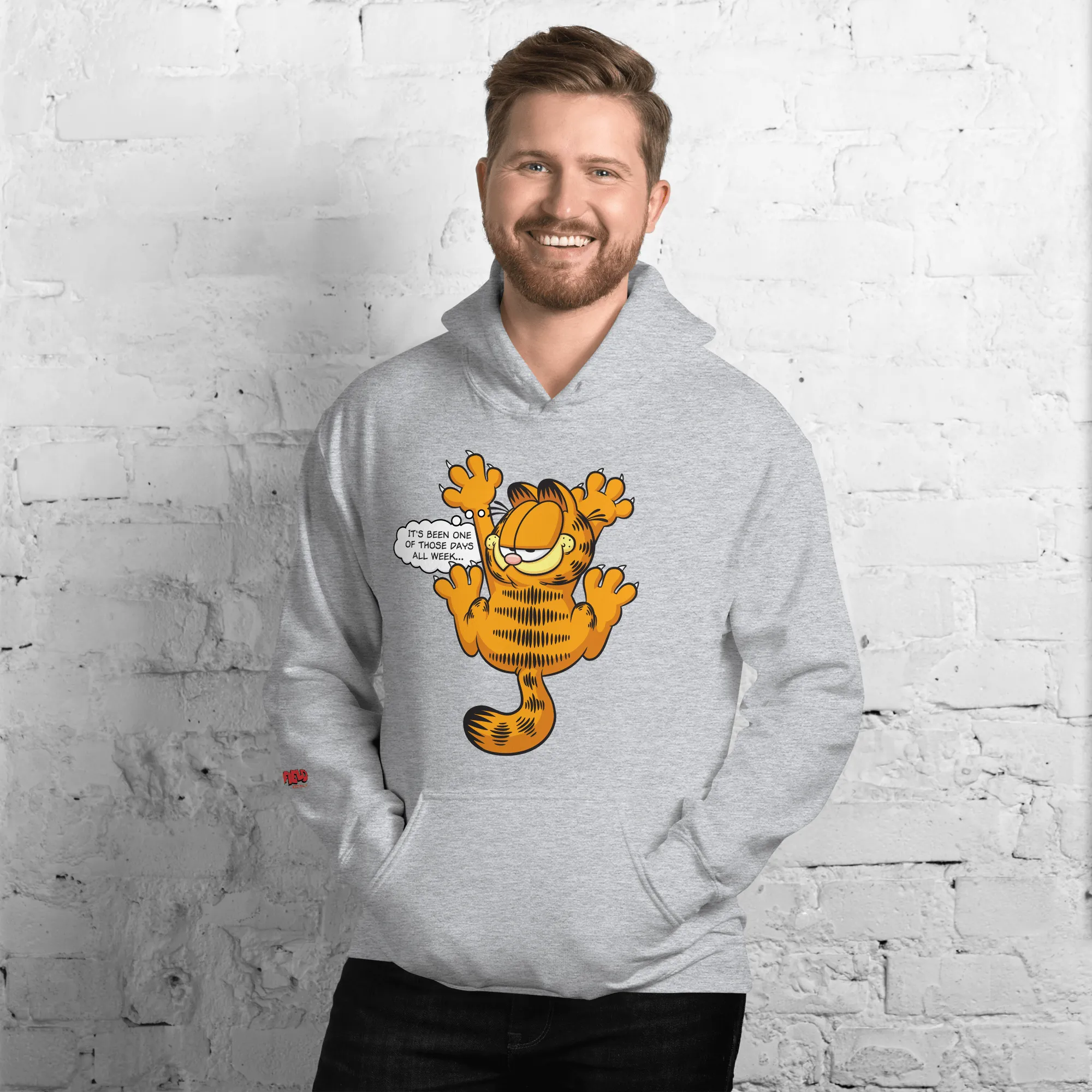 Garfield One Of Those Days Hooded Sweatshirt sold by MTV product image thumbnail 4