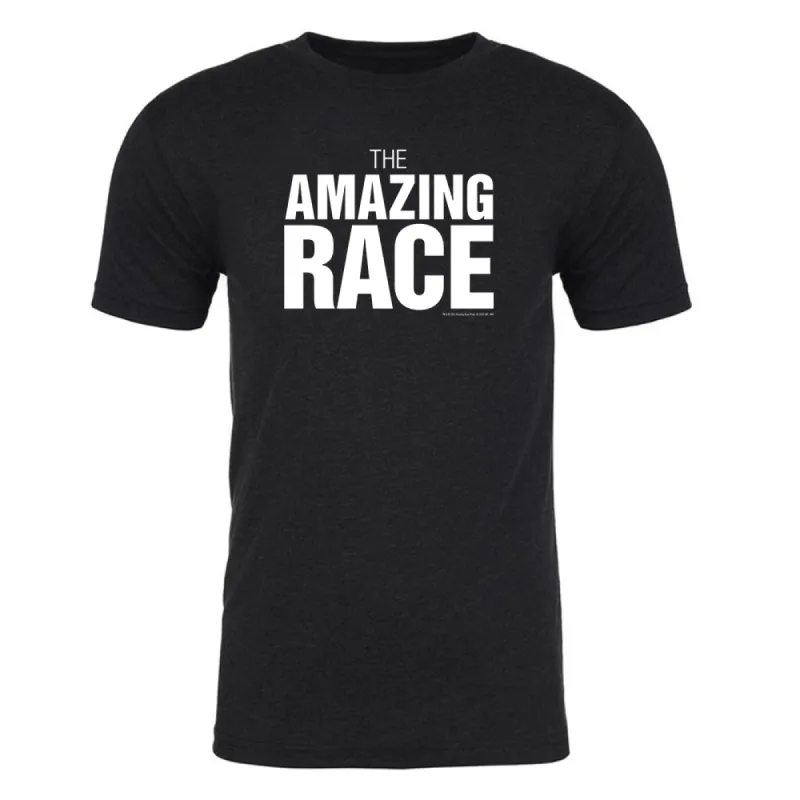 The Amazing Race One Color Logo Men's Tri-Blend T-Shirt sold by MTV