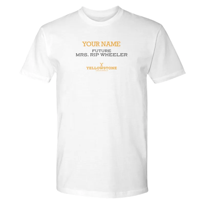 Yellowstone Future Mrs. Rip Wheeler Personalized Adult Short Sleeve T-Shirt sold by MTV