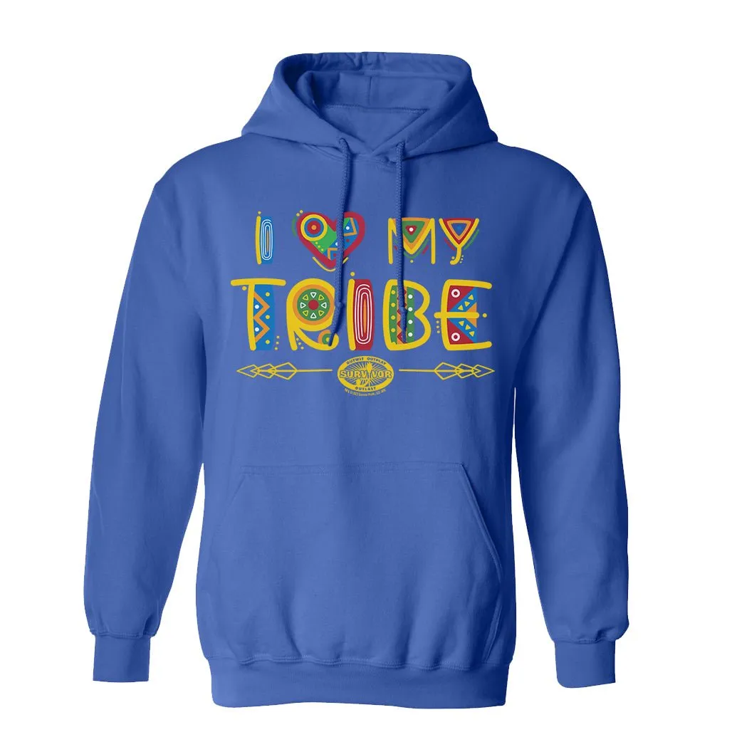 Survivor I Love My Tribe Mashup Fleece Hooded Sweatshirt sold by MTV product image thumbnail 3