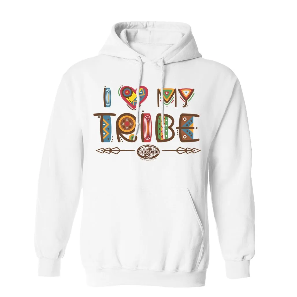 Survivor I Love My Tribe Mashup Fleece Hooded Sweatshirt sold by MTV product image thumbnail 4