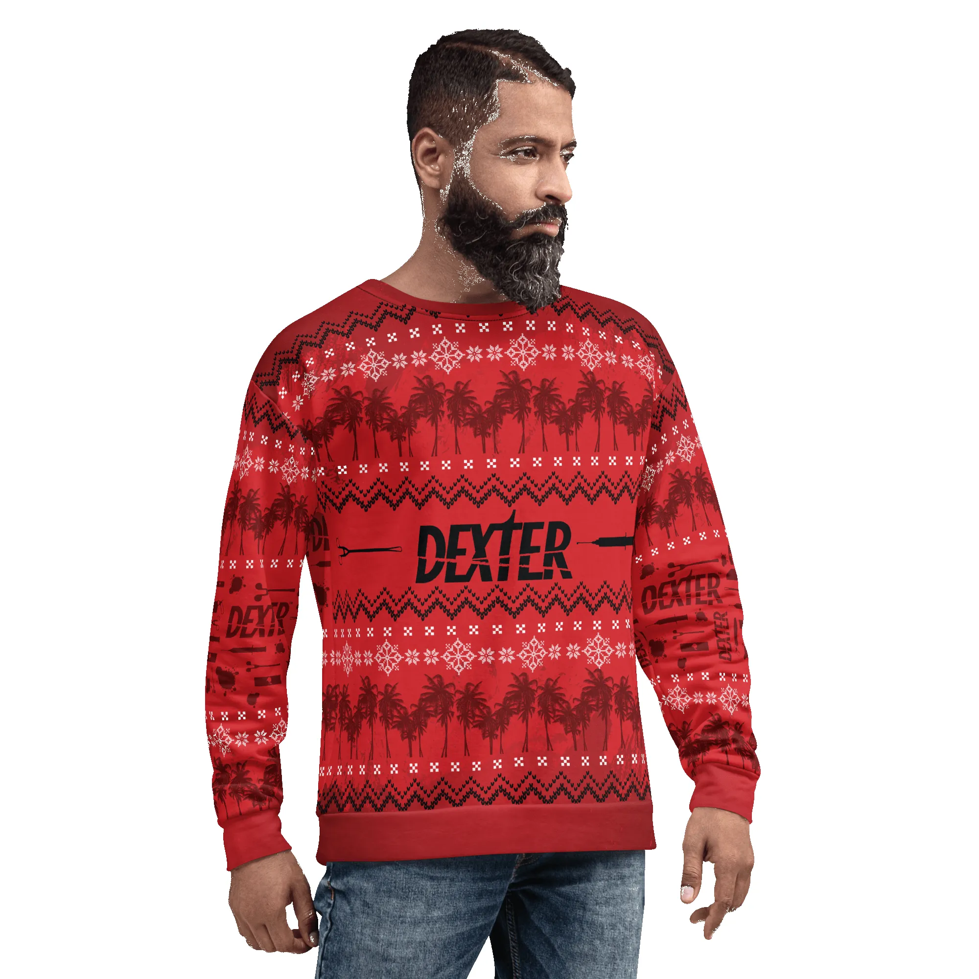 Dexter Holiday Unisex Crew Neck Sweatshirt sold by MTV product image thumbnail 4