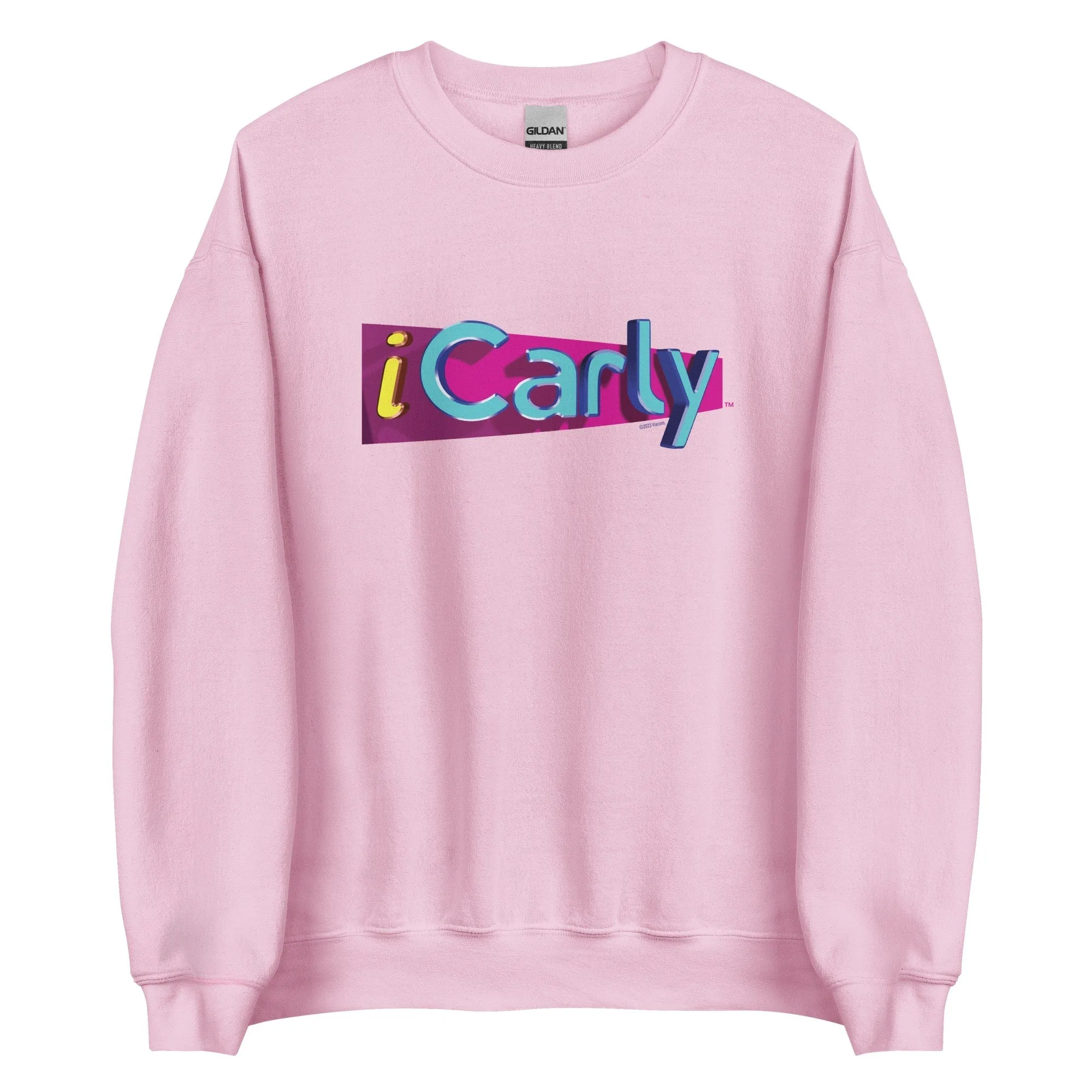 iCarly Logo Fleece Crewneck Sweatshirt sold by MTV product image thumbnail 5