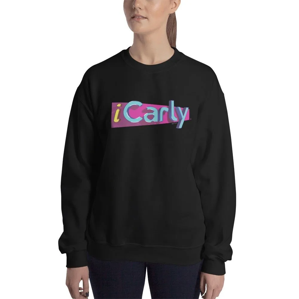 iCarly Logo Fleece Crewneck Sweatshirt sold by MTV product image thumbnail 3