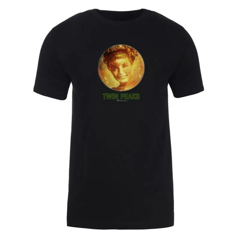 Twin Peaks Golden Orb with Laura Adult Short Sleeve T-Shirt sold by MTV
