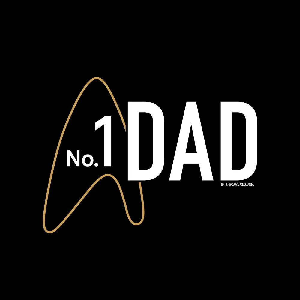 Star Trek: Picard No.1 Dad Adult Short Sleeve T-Shirt sold by MTV product image thumbnail 2