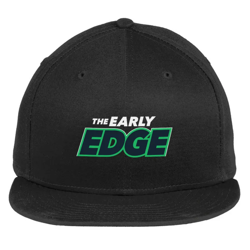 The Early Edge Podcast Logo Embroidered Flat Bill Hat sold by MTV