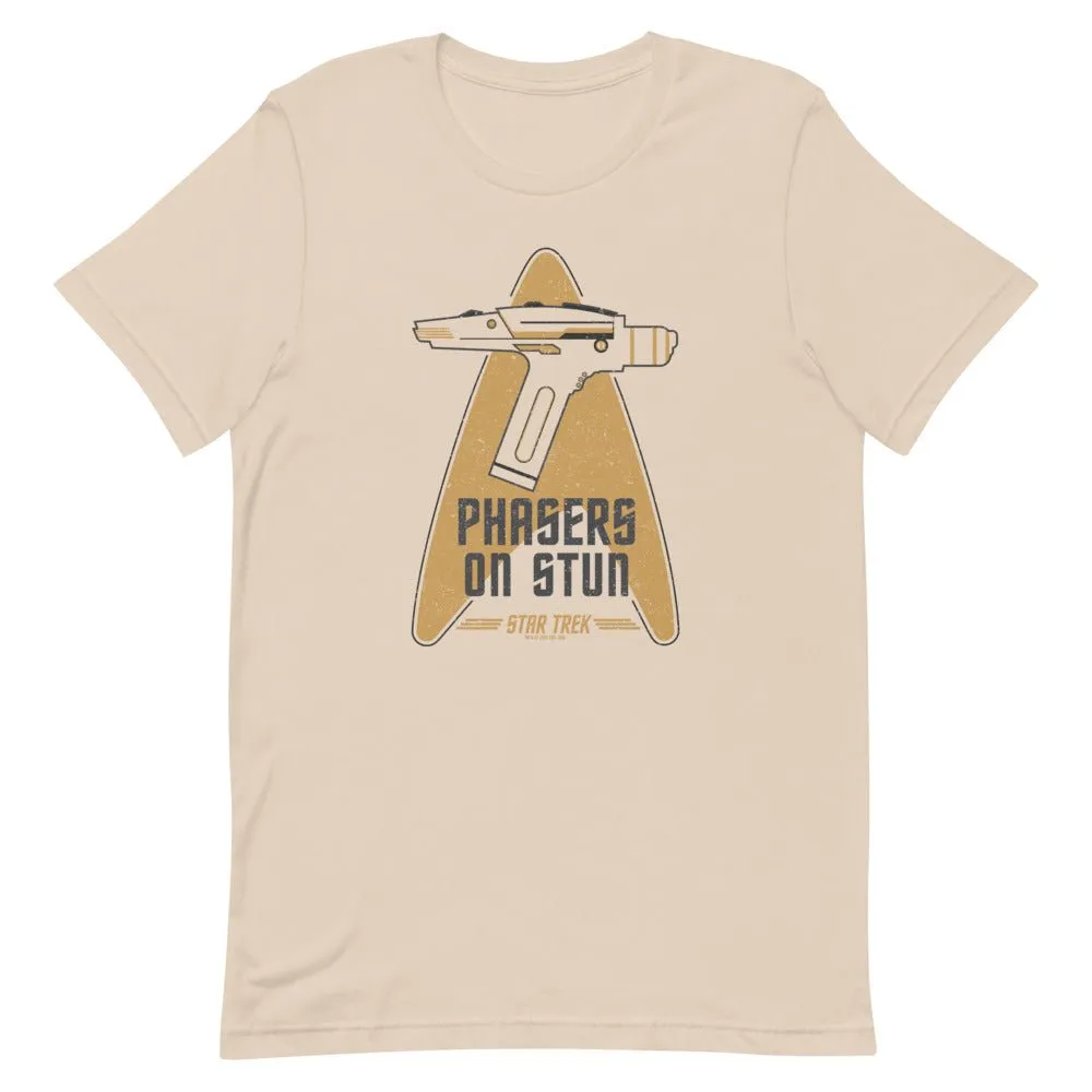 Star Trek Phasers On Stun Unisex T-Shirt sold by MTV product image thumbnail 3