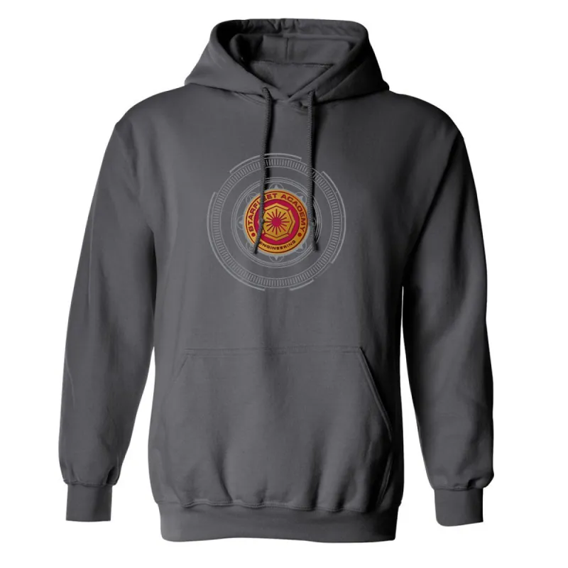 Star Trek Starfleet Academy Engineering Badge Fleece Hooded Sweatshirt sold by MTV