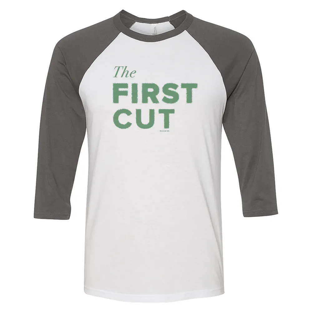 First Cut Logo 3/4 Sleeve Baseball T-Shirt sold by MTV product image thumbnail 3