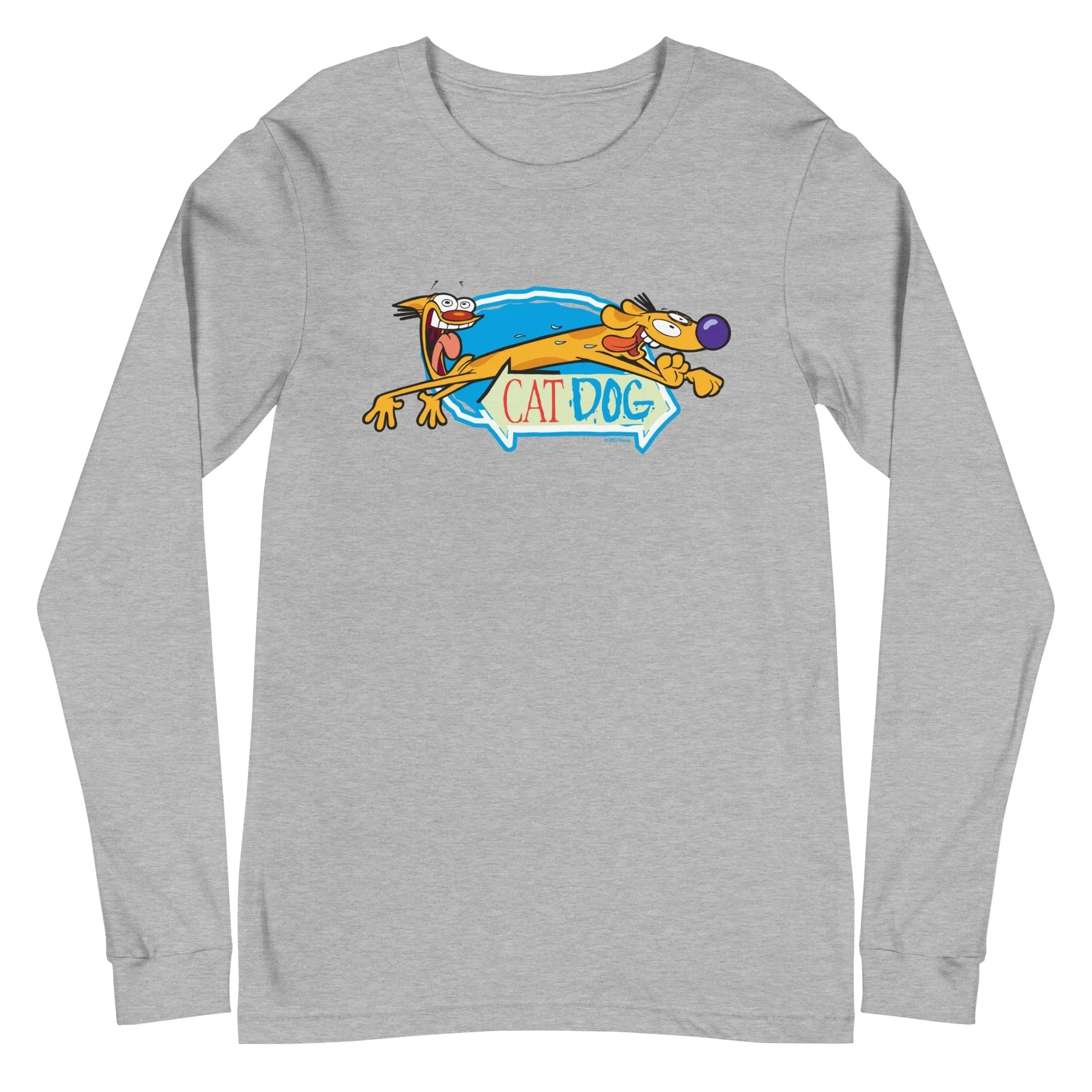 CatDog Crazy Eyes Adult Long Sleeve Shirt sold by MTV product image thumbnail 4