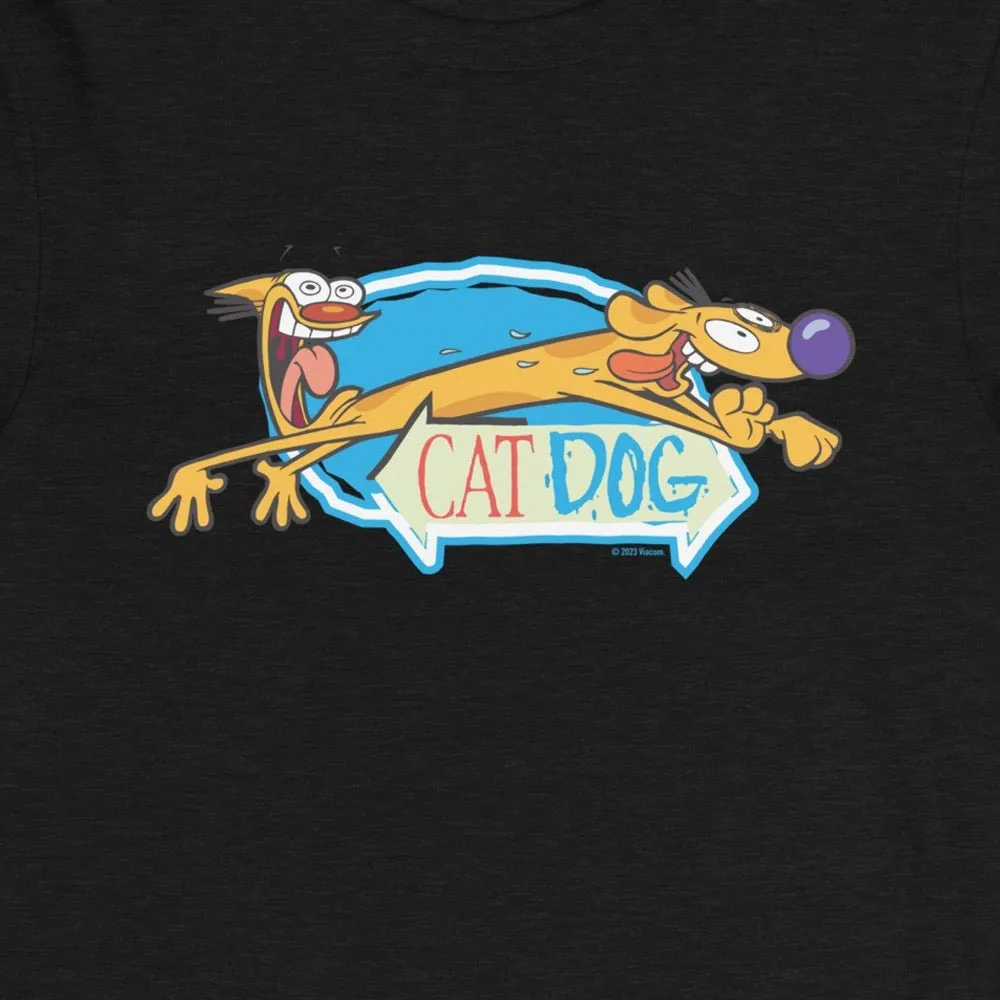 CatDog Crazy Eyes Adult Long Sleeve Shirt sold by MTV product image thumbnail 2