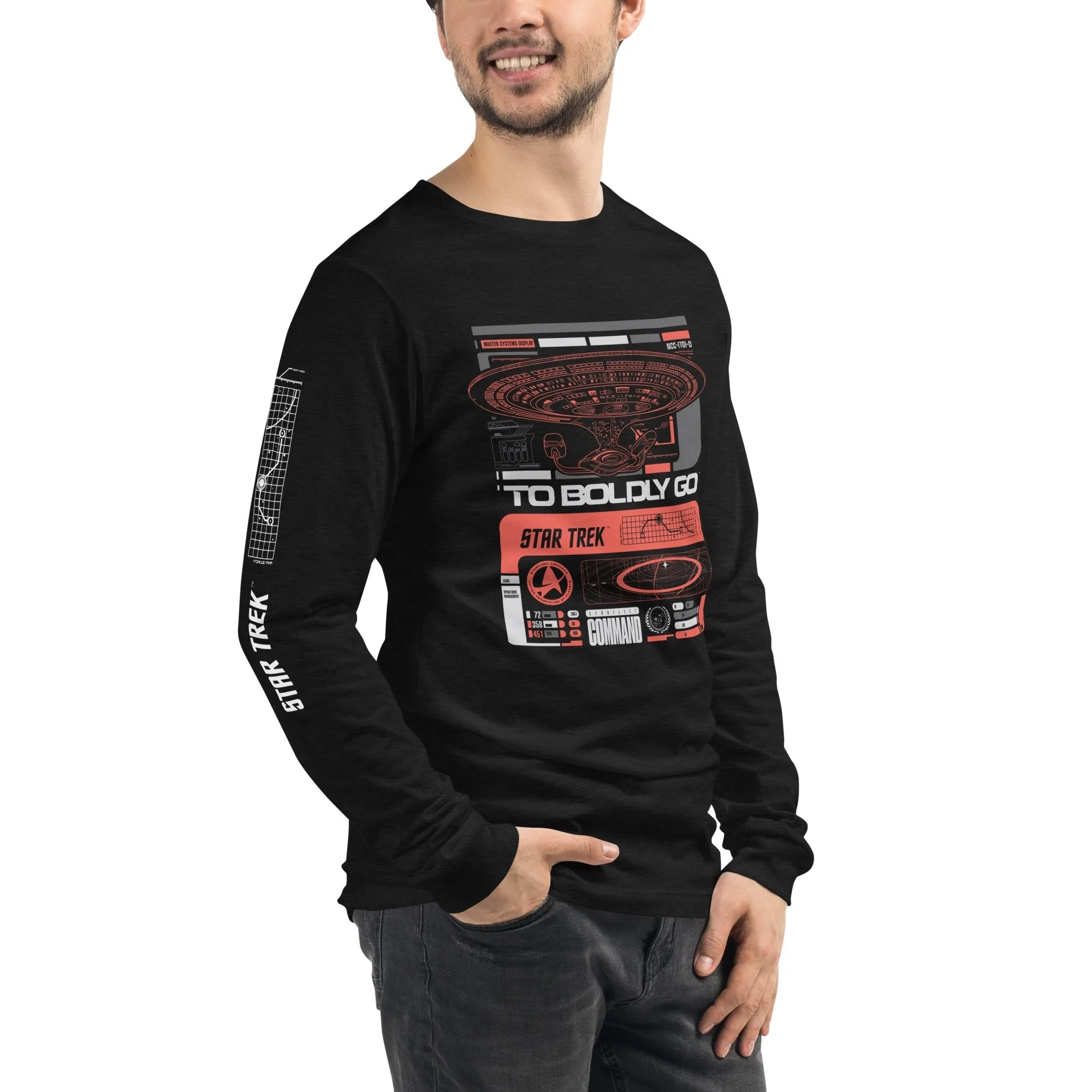 Star Trek To Boldly Go Long Sleeve T-Shirt sold by MTV product image thumbnail 3