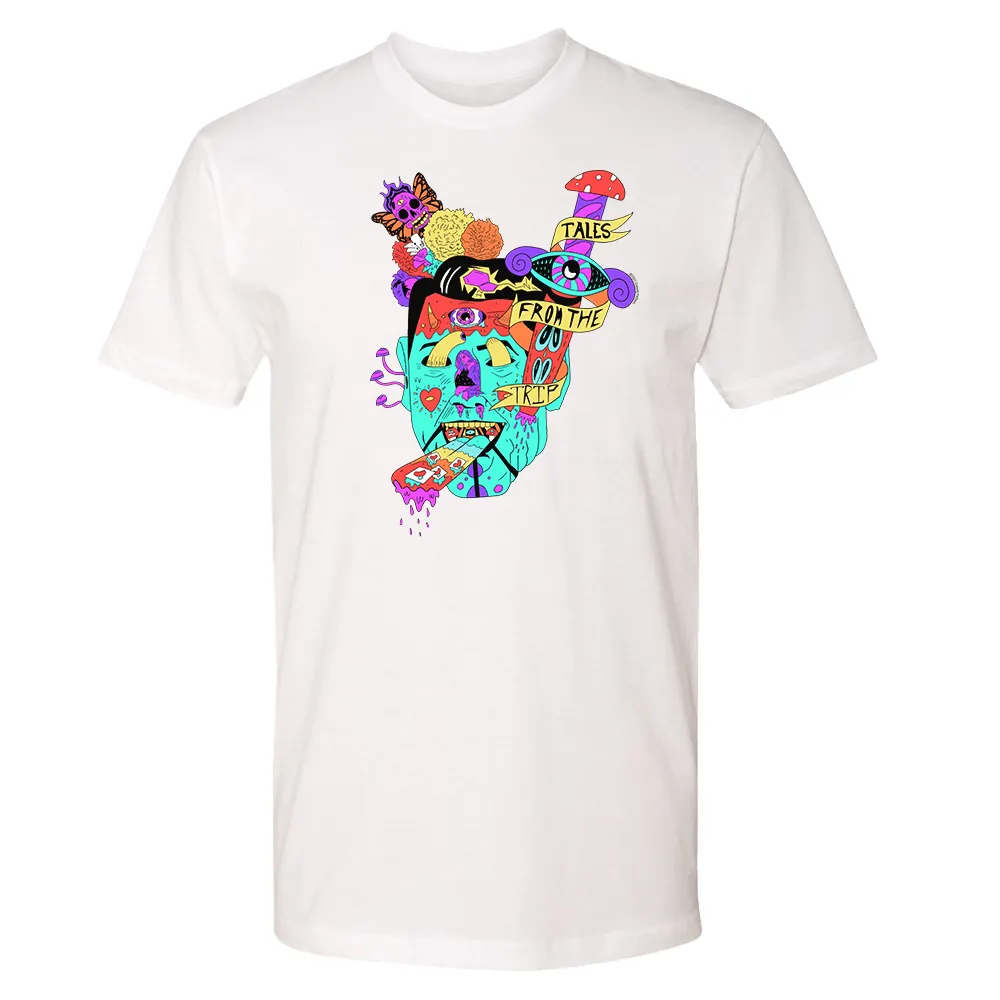 Tales from the Trip Face Design Adult Short Sleeve T-Shirt sold by MTV