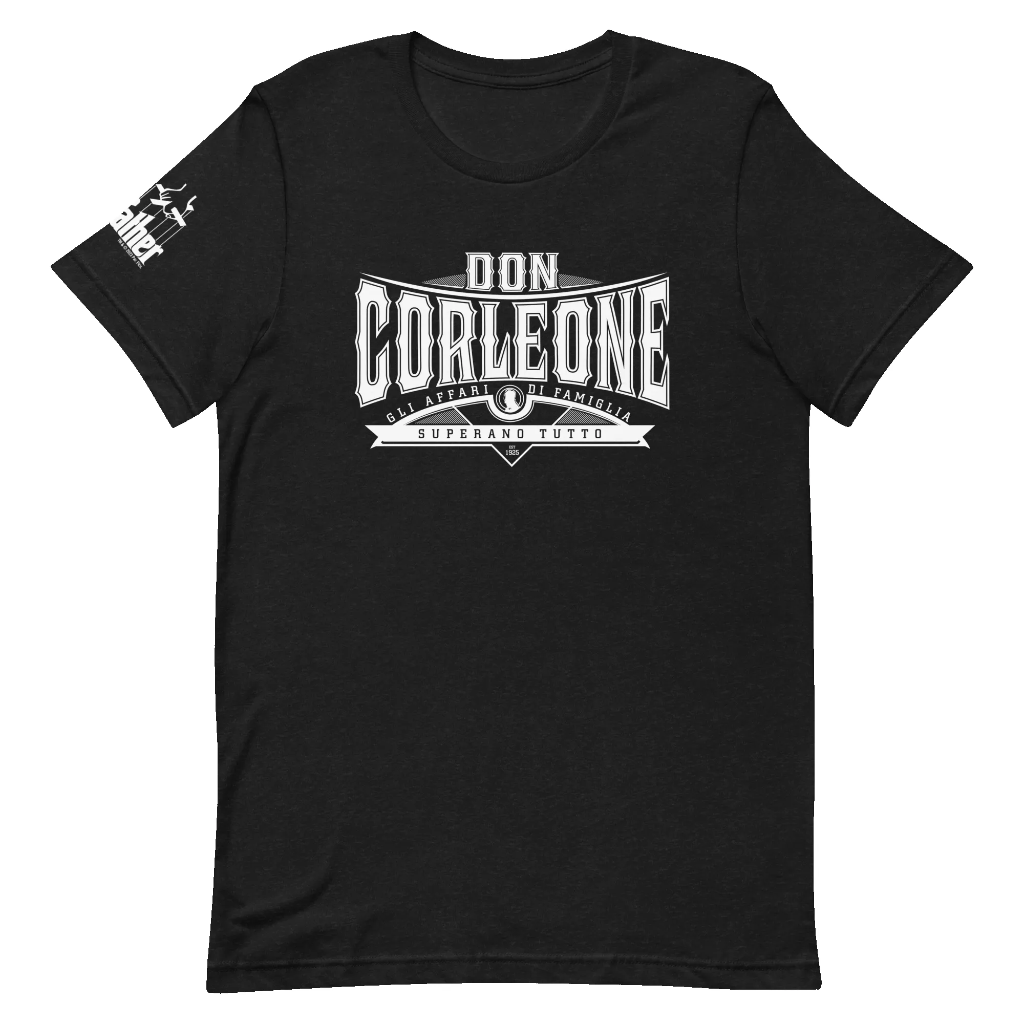 The Godfather Don Corleone Adult Short Sleeve T-Shirt sold by MTV product image thumbnail 3