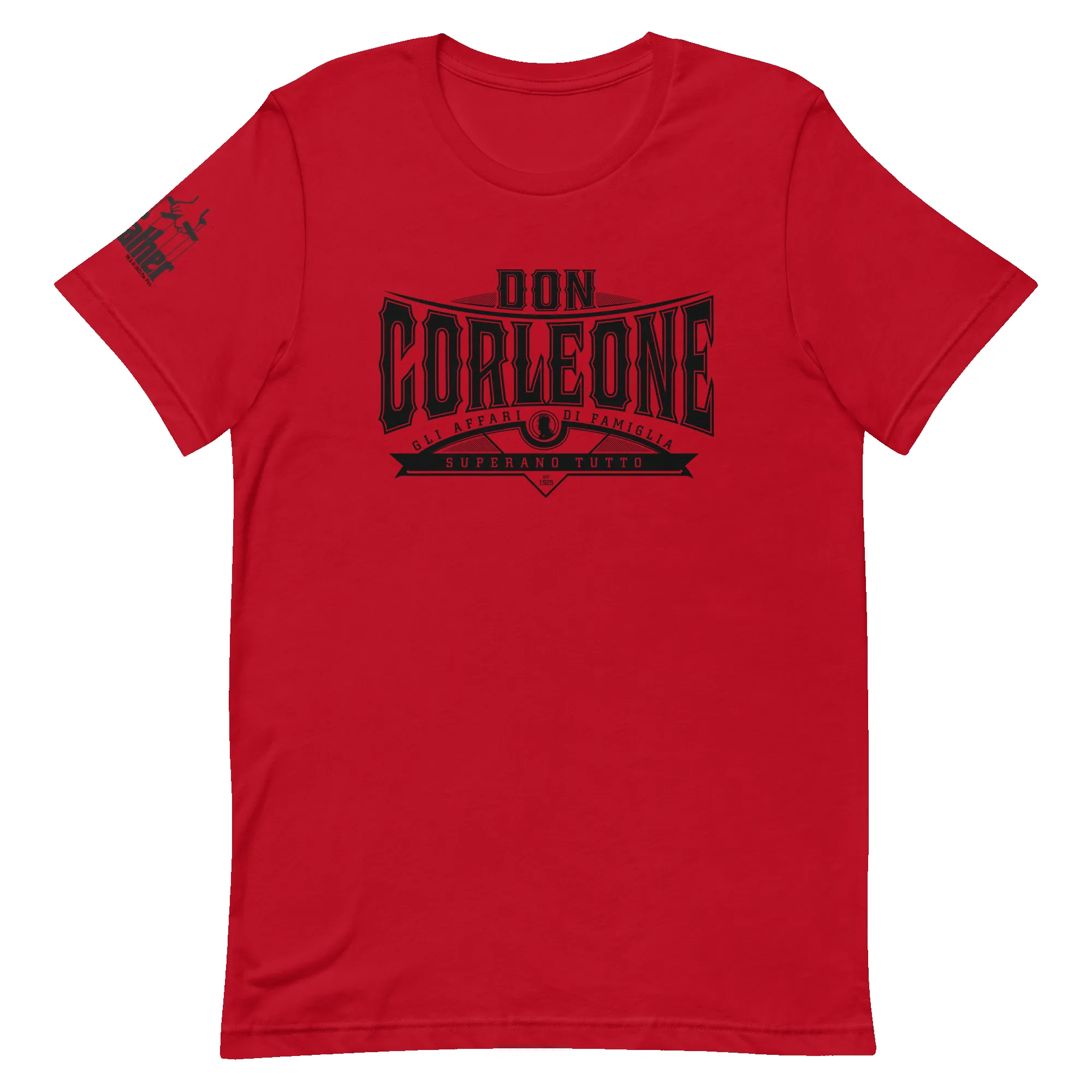 The Godfather Don Corleone Adult Short Sleeve T-Shirt sold by MTV