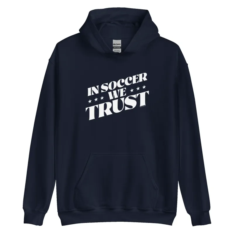 In Soccer We Trust Podcast Logo Hooded Sweatshirt sold by MTV