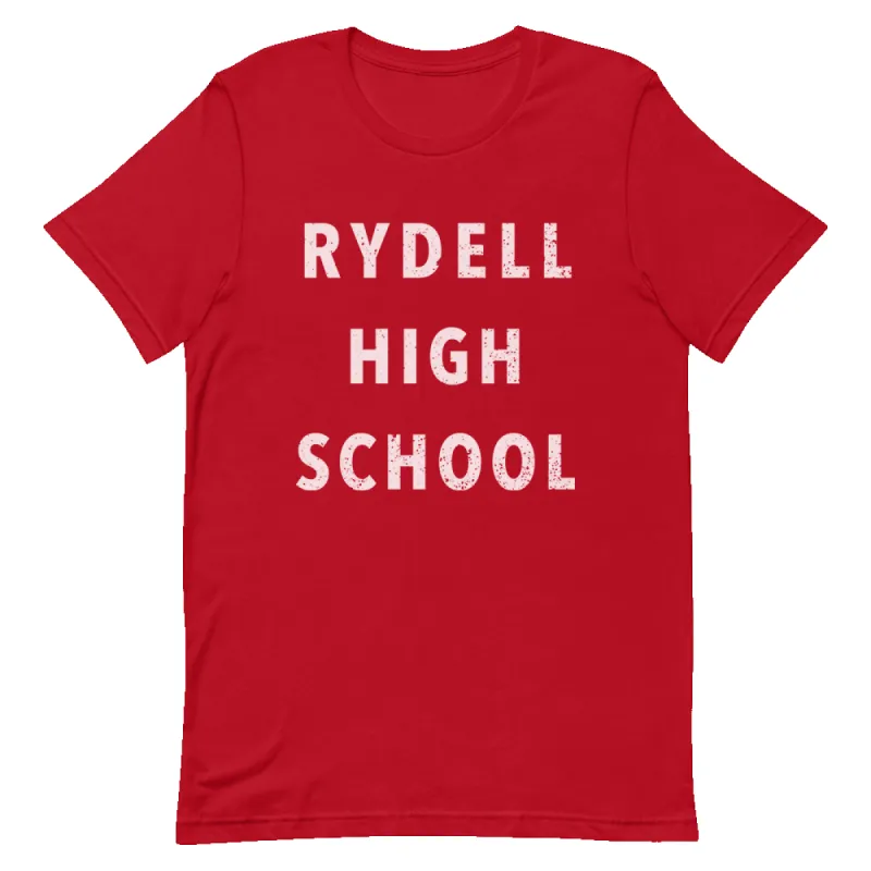 Grease Rydell High School Adult Short Sleeve T-Shirt sold by MTV
