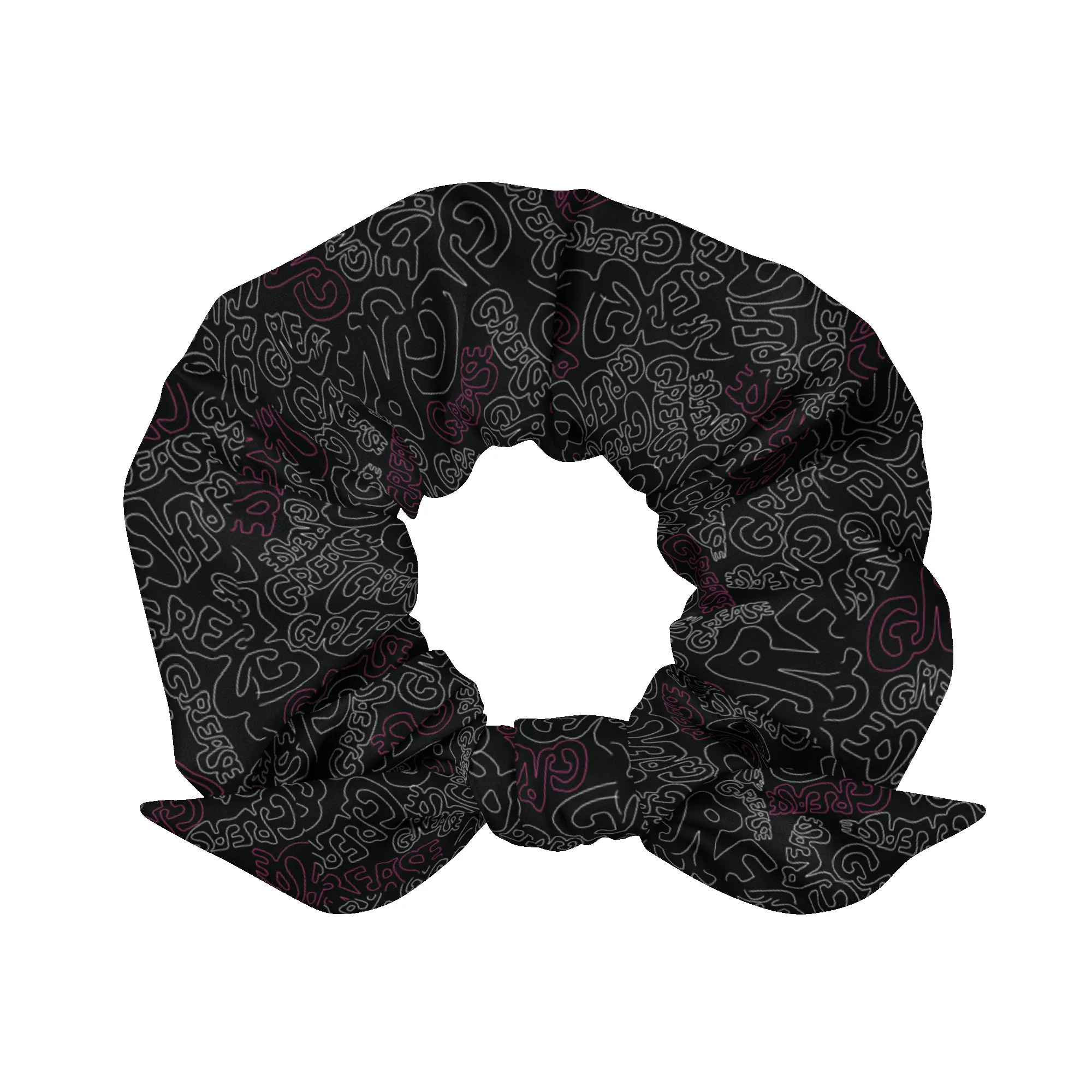 Grease Pattern Scrunchie sold by MTV