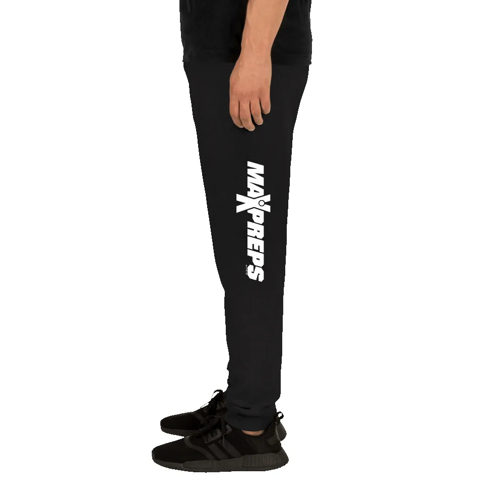 Max Preps White Logo Adult Fleece Joggers sold by MTV